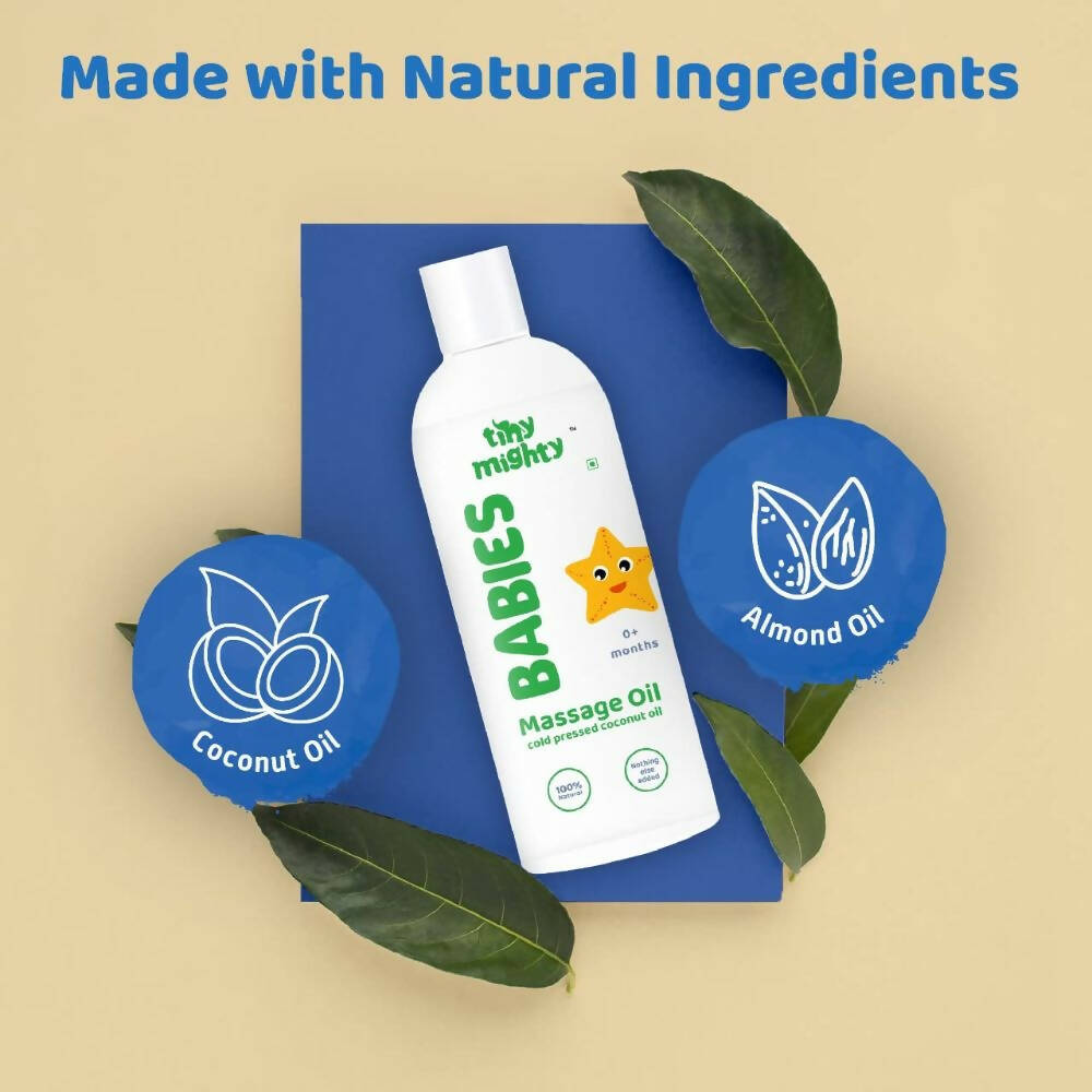 Tiny Mighty Baby Body Wash, Lotion, Shampoo And Massage Oil Combo - Drmedicart