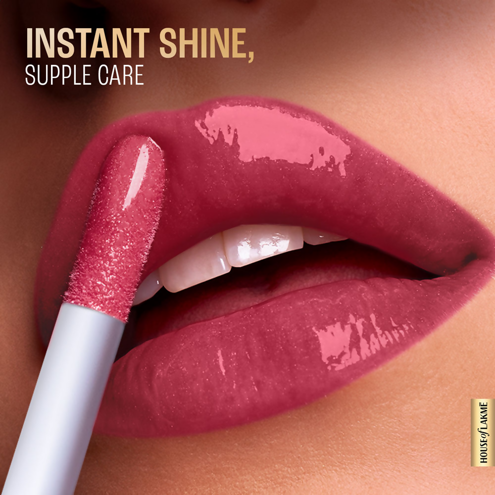Lakme Superglow Vit C Gloss - Peachy Nude