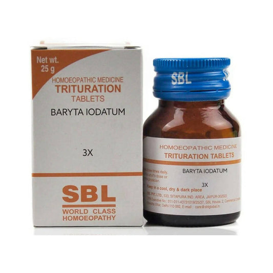 Buy SBL Homeopathy Baryta Iodatum Trituration Tablets from DrMediCart, Ship from India to USA