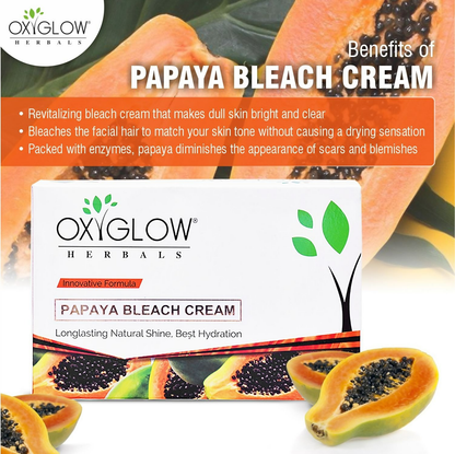 Oxyglow Herbals Papaya Bleach Cream