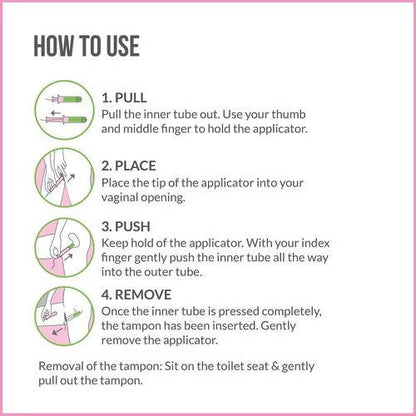 Sirona Premium Applicator Tampons - Regular Flow