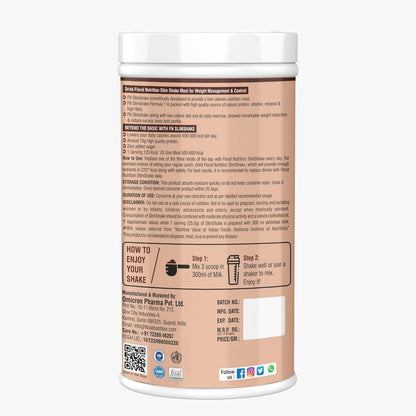 Floral Nutrition Slim Shake Belgium Chocolate Flavor