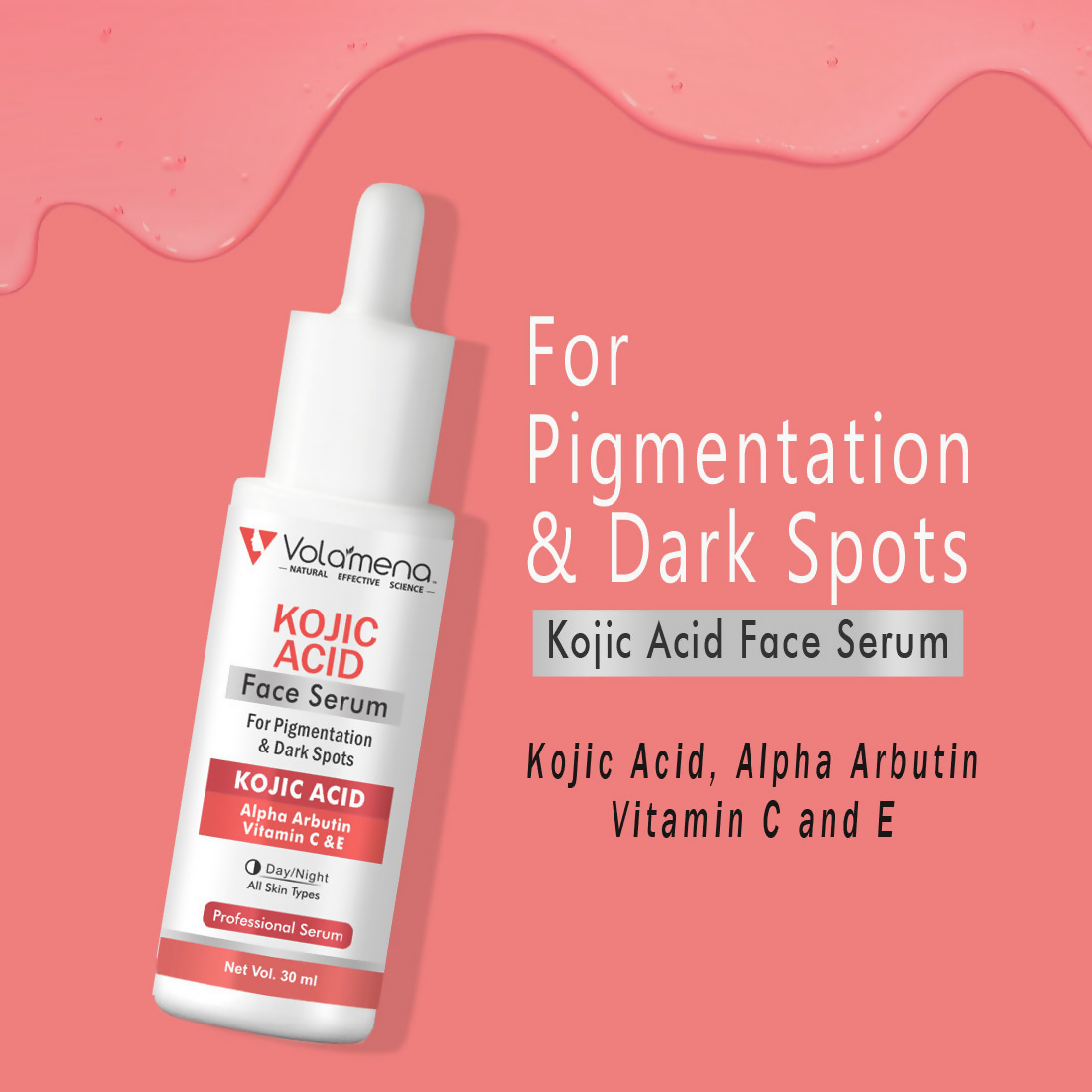 Volamena Kojic Acid Face Serum