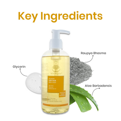 Wild Organic Glowing Ubtan Body Wash