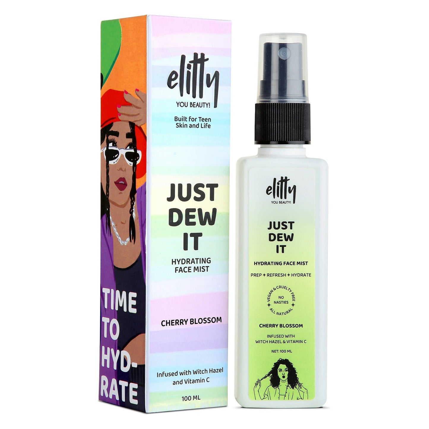 Elitty Just dew it - Hydrating Face Mist - Cherry Blossom - DrMediCart