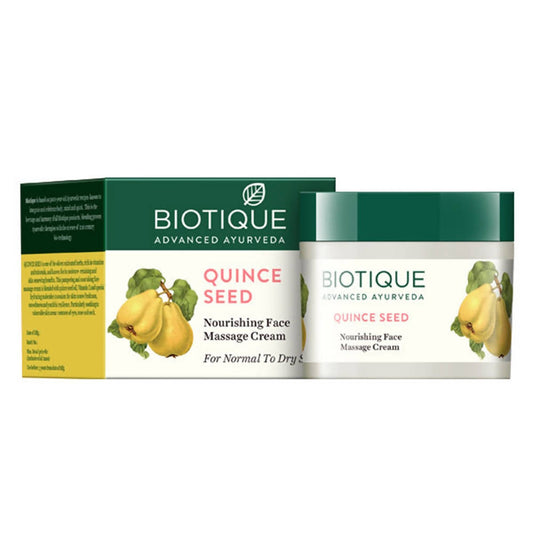 Buy Biotique Advanced Ayurveda Quince Seed Nourishing Face Massage Cream from DrMediCart, Ship from India to USA
