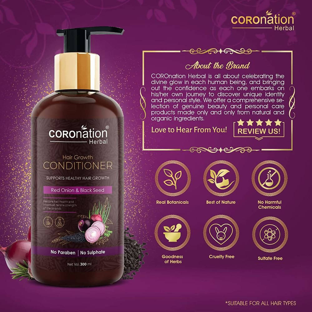 Coronation Herbal Red Onion & Black Seed Hair Conditioner