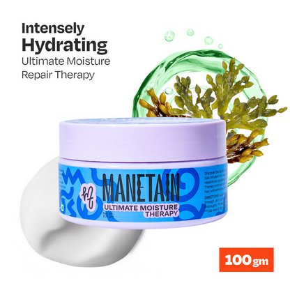 Manetain Ultimate Moisture Therapy - Deep Conditioning For Dry Frizzy &Thirsty Hair