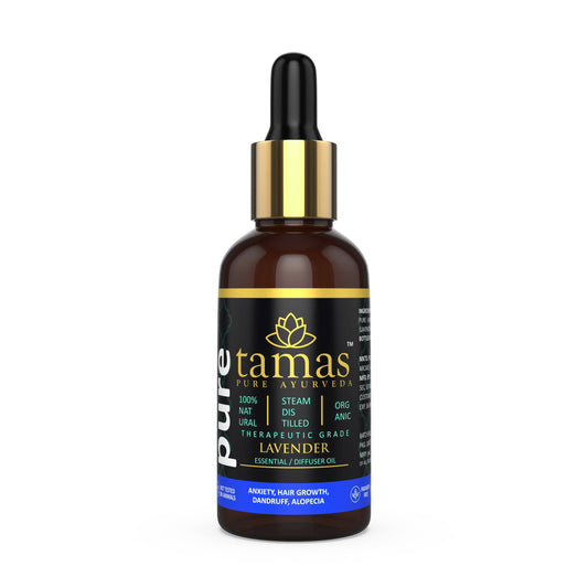 Buy Tamas Pure Ayurveda 100% Organic Lavender Essential Oil India - USDA Certified Organic from DrMediCart, Ship from India to USA