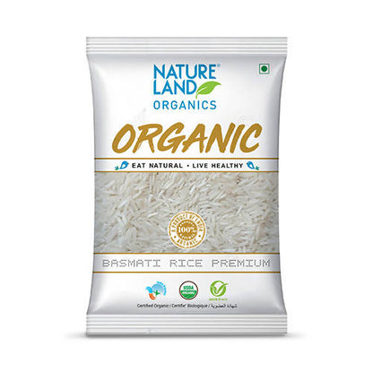 Buy Nature Land Organics Basmati Rice Premium from DrMediCart