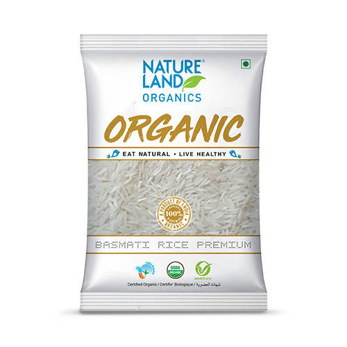 Buy Nature Land Organics Basmati Rice Premium from DrMediCart