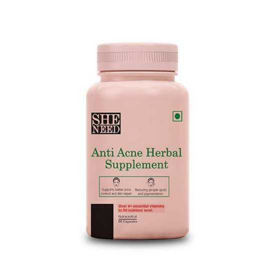 SheNeed Anti-Acne Herbal Supplement Capsules