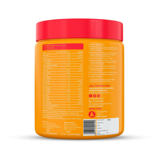 Buy PLIX The Plant Fix Healthier Hair Gummies for Anti Hairfall from DrMediCart, Ship from India to USA