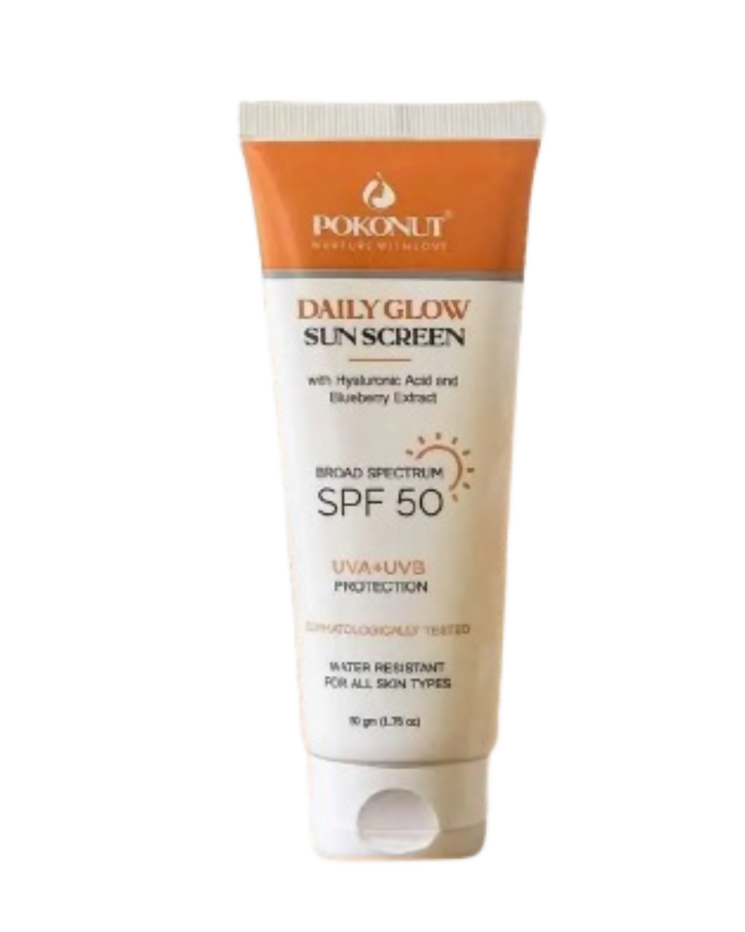 Pokonut Natural Sunscreen SPF 50 with UVA+UVB protection