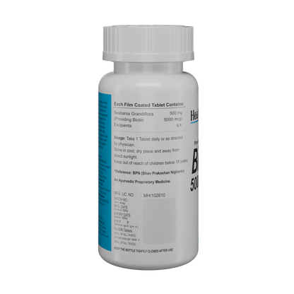 HealthAid Biotin 5000 mcg Tablets