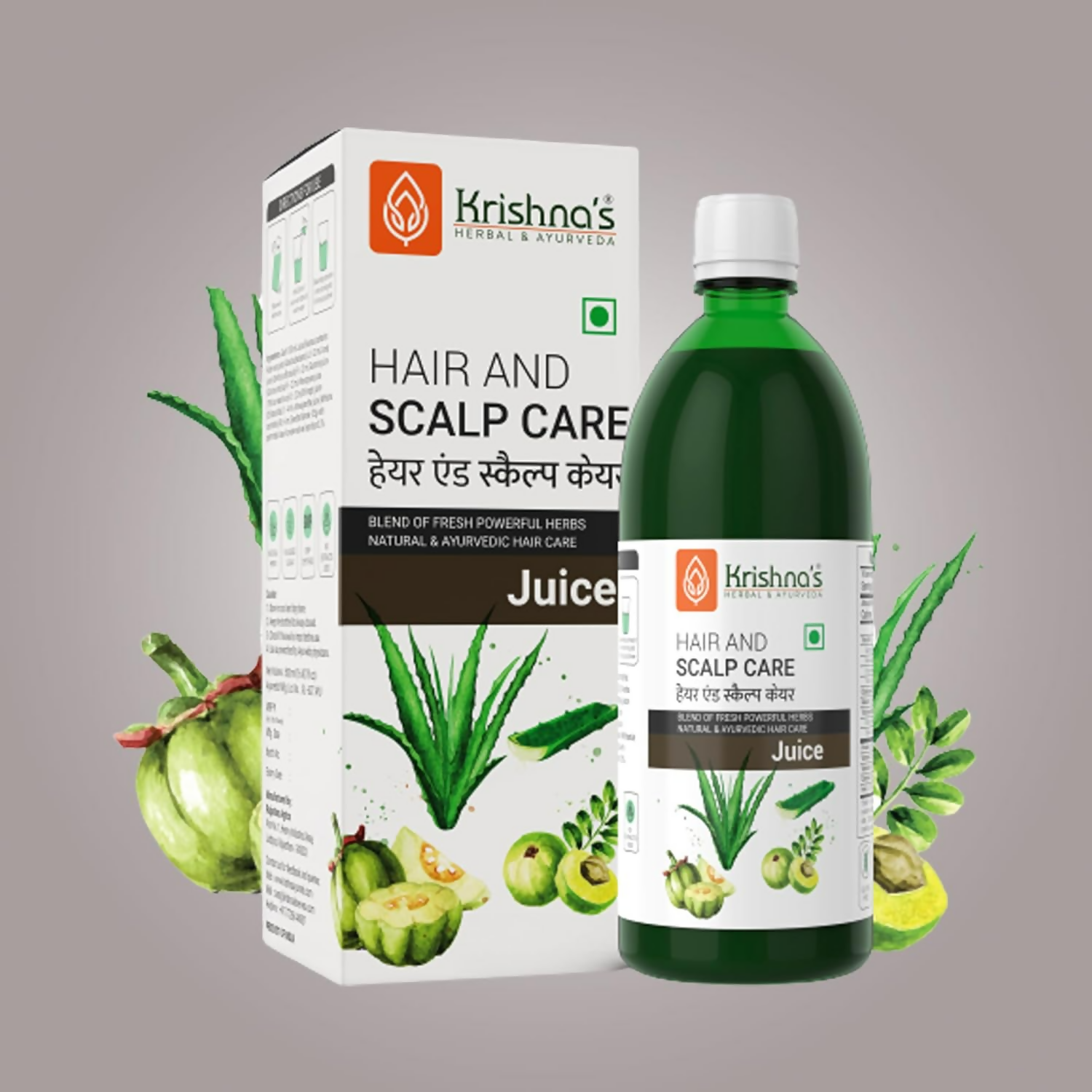 Krishna'S Herbal & Ayurveda Hair & Scalp Care Juice