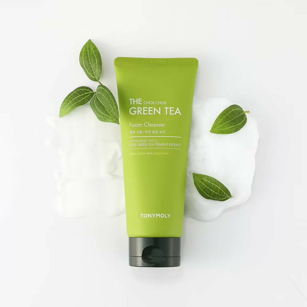 Tonymoly The Chok Chok Green Tea Foam Cleanser - Korean Skincare