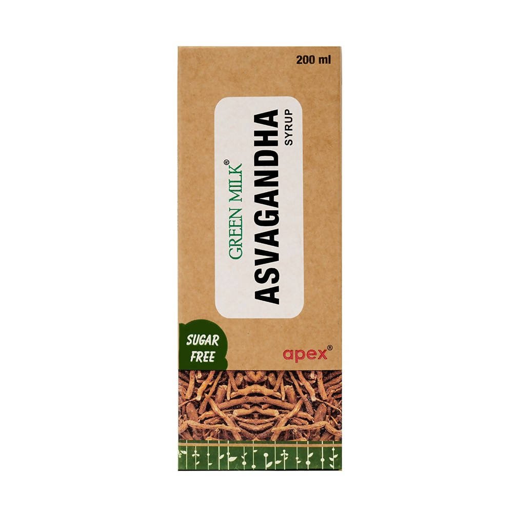 Apex Ayurvedic Green Milk Asvagandha Syrup