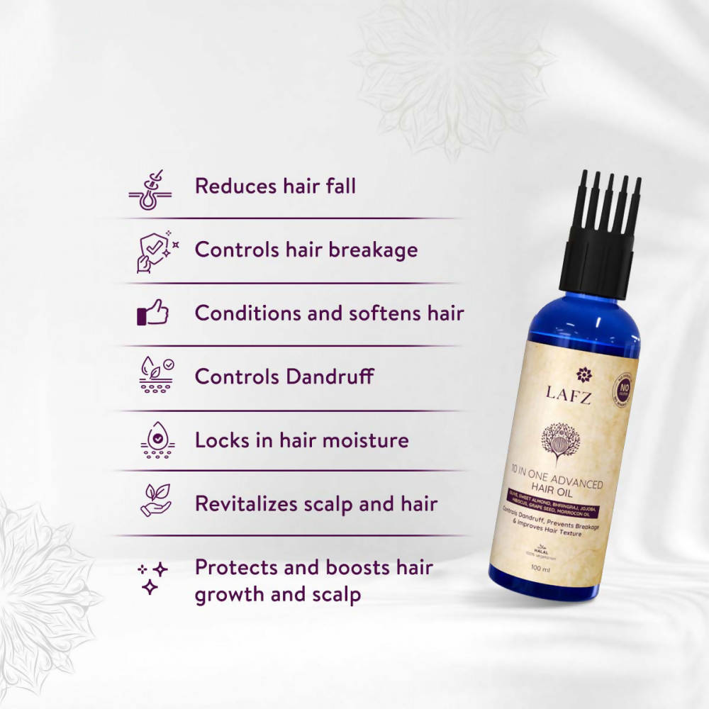 Lafz 10 In One Advanced Hair Oil