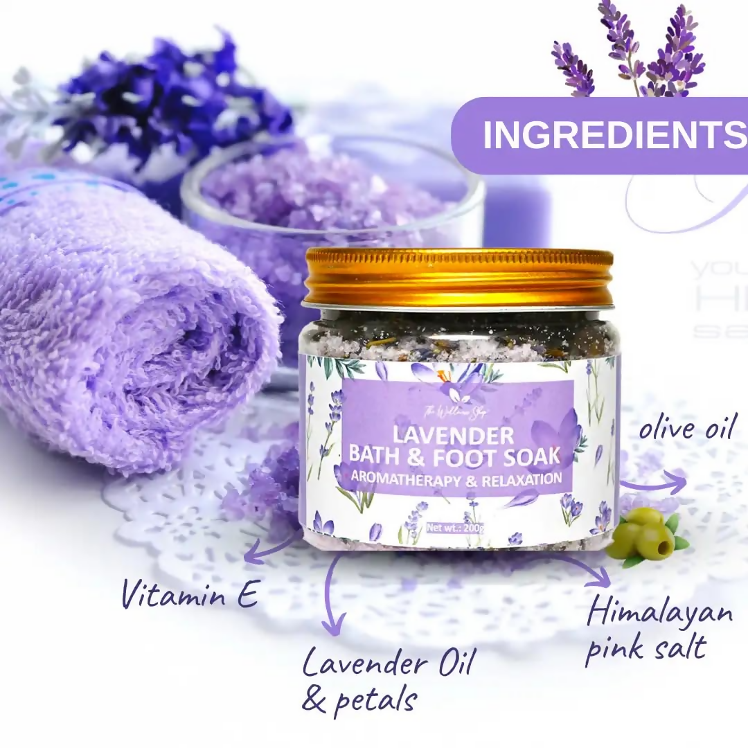 The Wellness Shop Lavender Bath & Foot Soak - Drmedicart