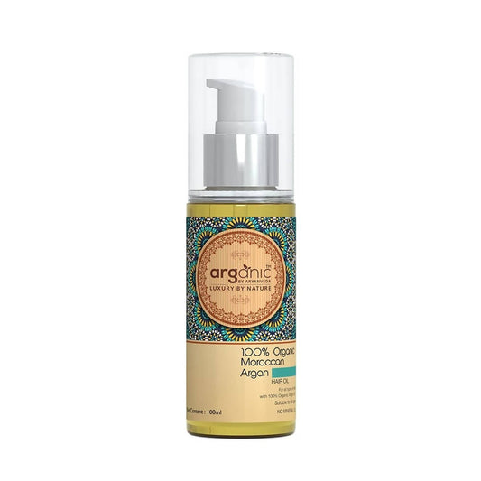 Buy Aaryanveda Arganic Organic Moroccan Argan Hair Oil from DrMediCart, Ship from India to USA
