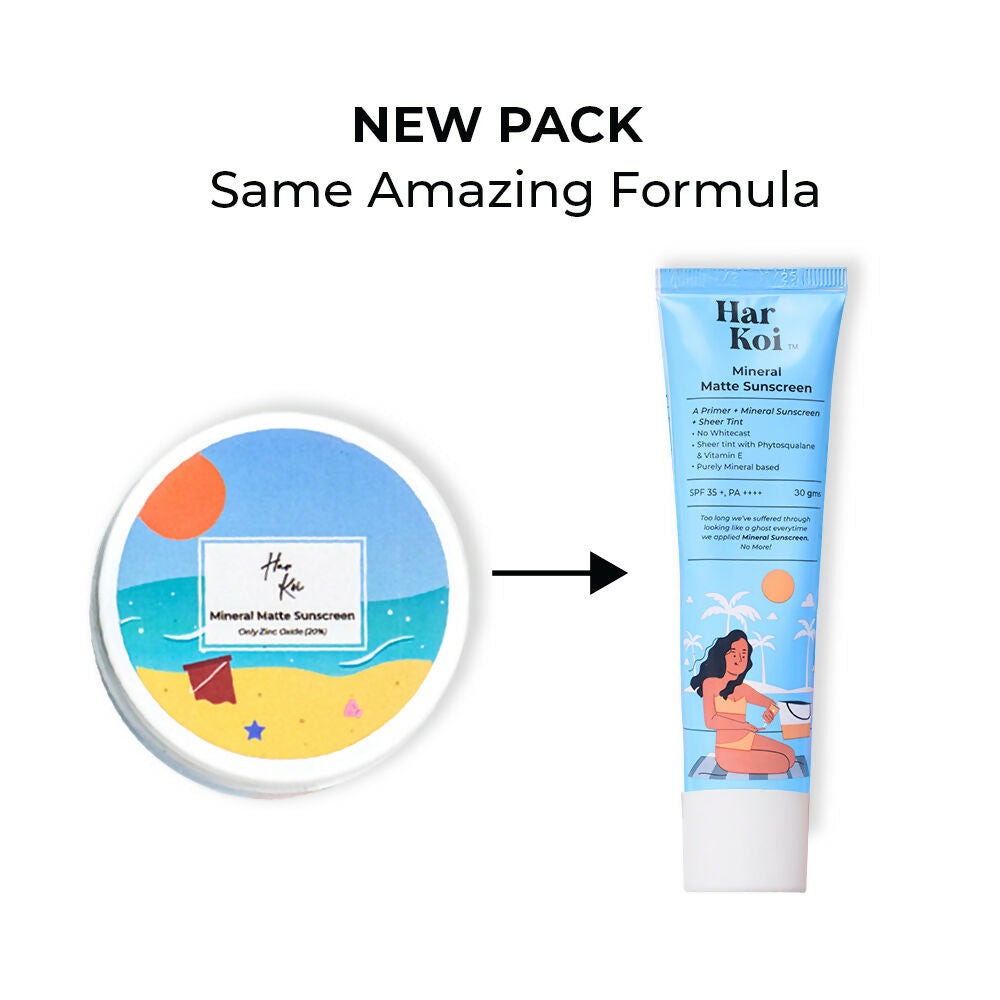 The Harkoi Mineral Matte Sunscreen - SPF 35 - Shade #6