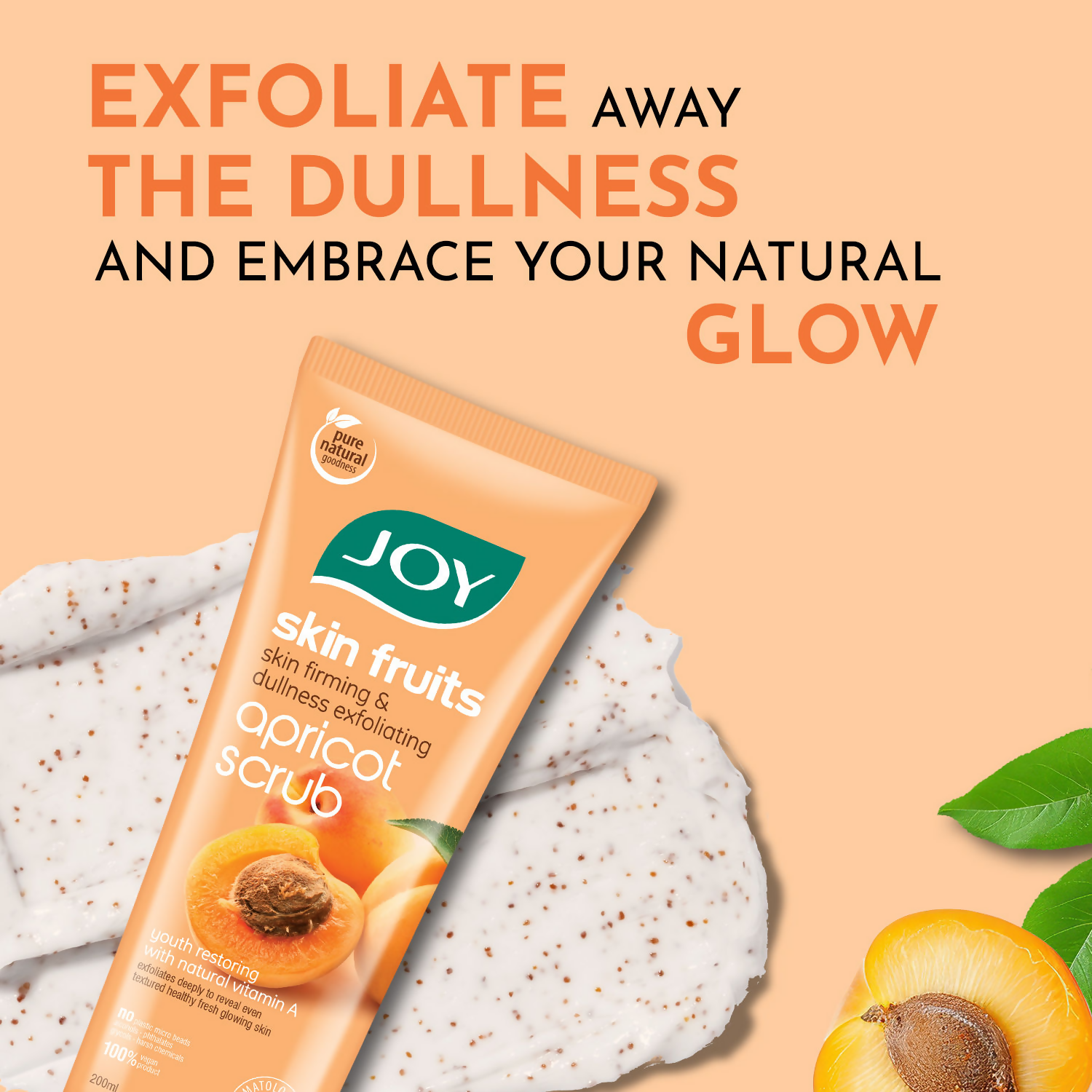 Joy Apricot & Walnut Face & Body Scrub