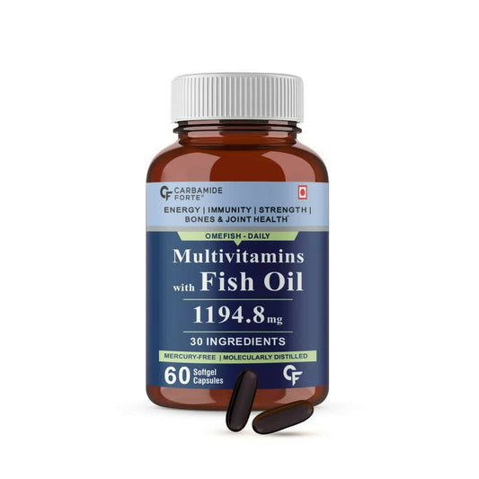 Buy Carbamide Forte Multivitamin with Fish Oil Capsules from DrMediCart, Ship from India to USA