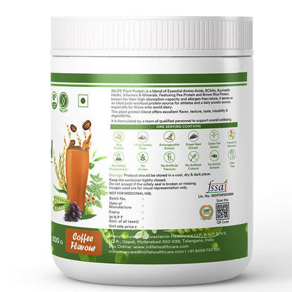 Inlife Plant Protein Powder Coffee