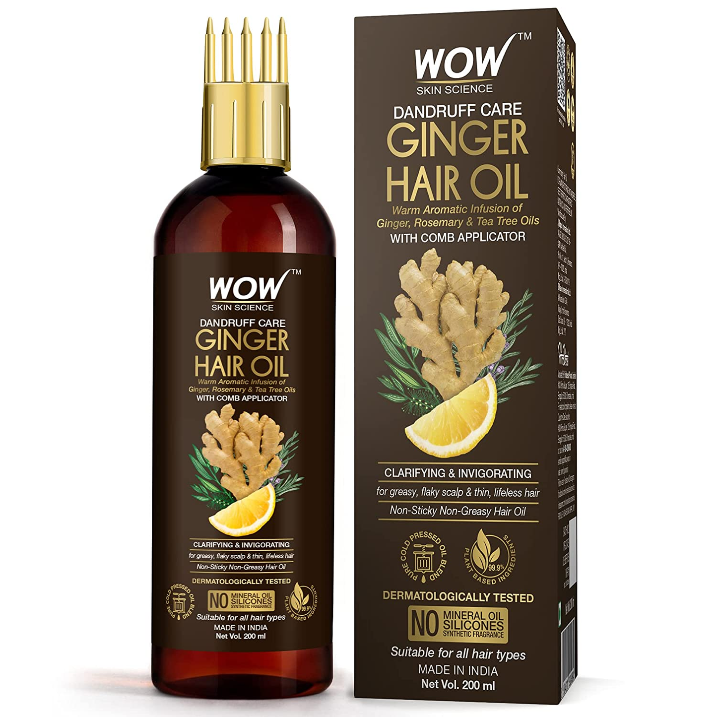 Buy Wow Skin Science Ginger Hair Oil from DrMediCart, Ship from India to USA