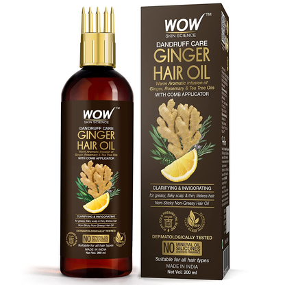 Buy Wow Skin Science Ginger Hair Oil from DrMediCart, Ship from India to USA