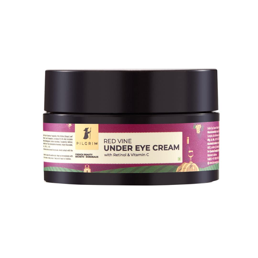 Buy Pilgrim Red Vine Under Eye Cream With Retinol & Vitamin C from DrMediCart, Ship from India to USA