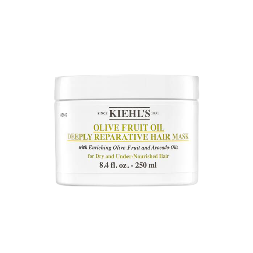 Kiehl's Olive Fruit Oil Deeply Repairative Hair Pak For Dry & Damaged Hair, Restores Shine, With Avocado Oil & Lemon