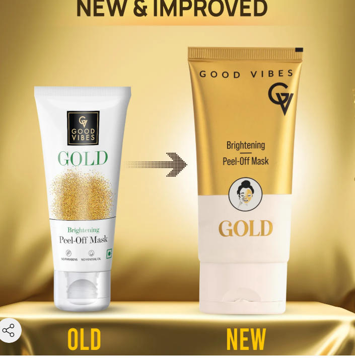 Good Vibes Gold Brightening Peel Off Mask