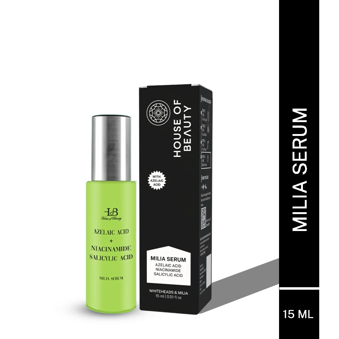 House of Beauty Milia Serum with Azelaic Acid, Niacinamide, Salicylic Acid