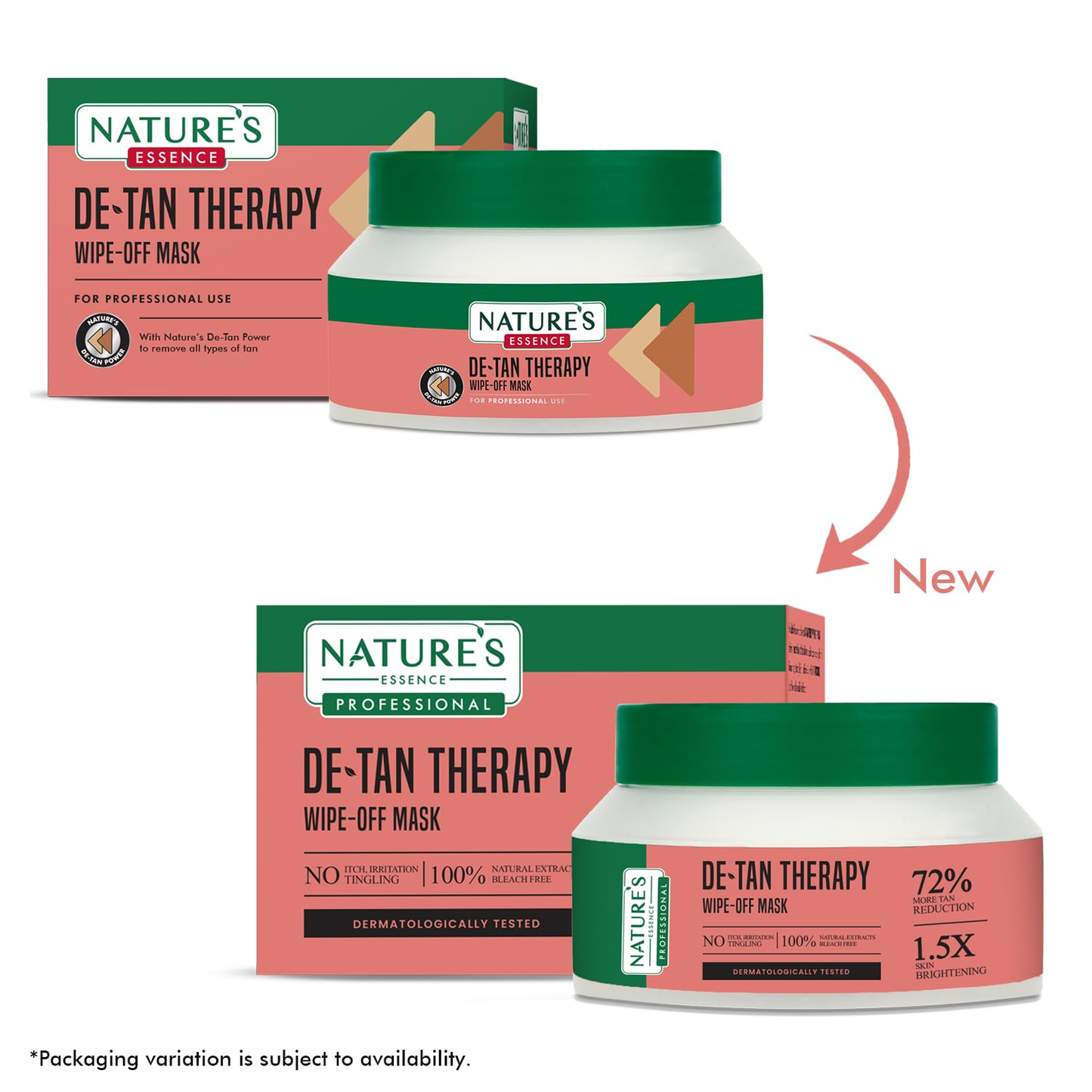 Nature's Essence Detan Therapy Wipe-Off Mask