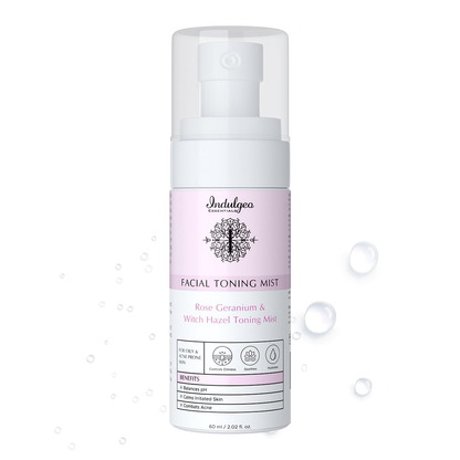 Indulgeo Essentials Rose Geranium Witch Hazel Toning Mist