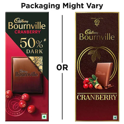Buy Cadbury Bournville Dark Chocolate Bar with Cranberry, 80g (Pack of 5) from DrMediCart