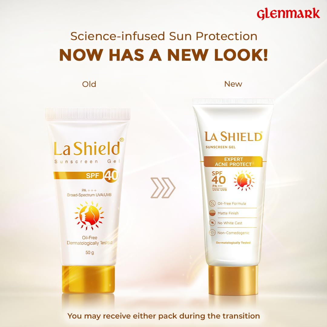 La Shield SPF 40 PA+++ Mineral Sunscreen Gel