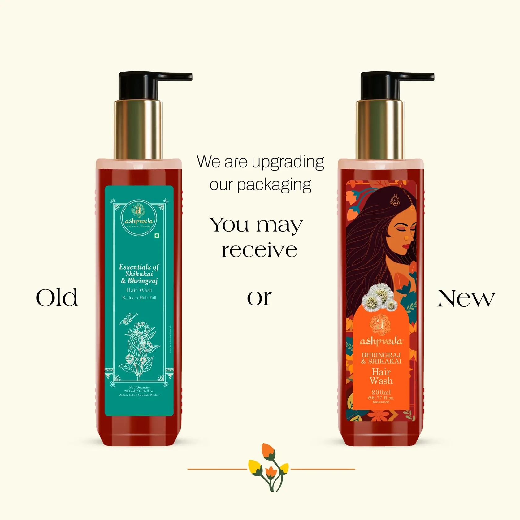 Ashpveda Essentials of Shikakai & Bhringraj Hair Wash