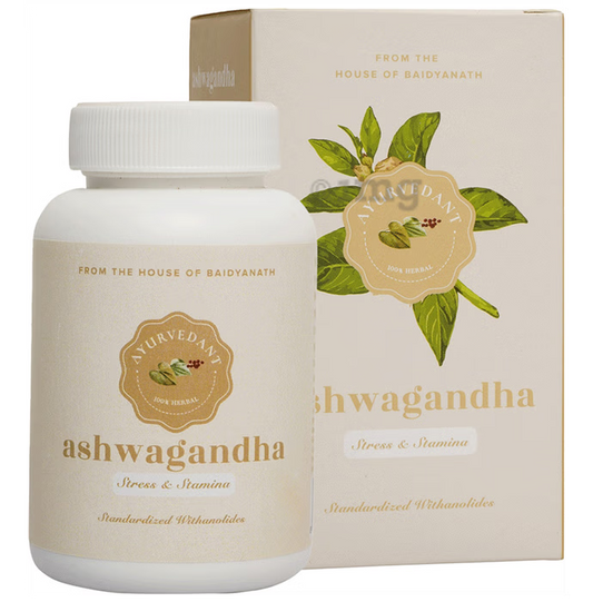Baidyanath Jhansi Ayuvedant Ashwagandha Tablets