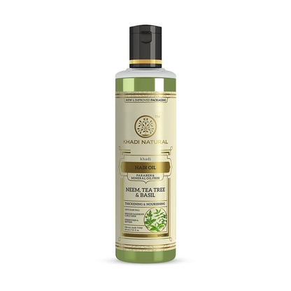 Khadi Natural Neem, Teatree & Basil Hair Oil