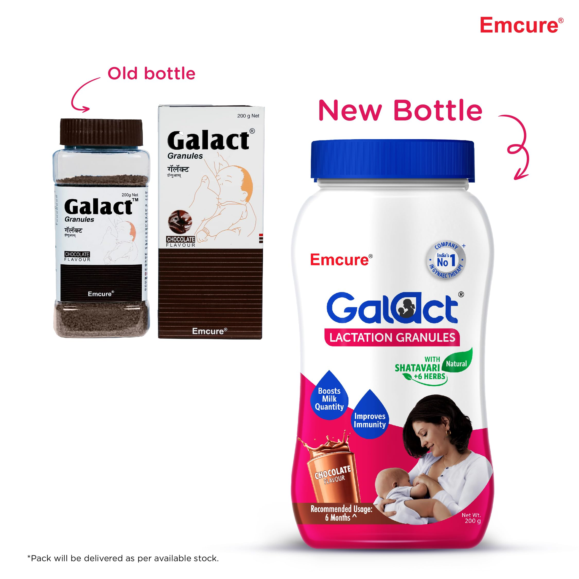 Galact Granules Lactation Granules - Chocolate Flavor With Shatavari