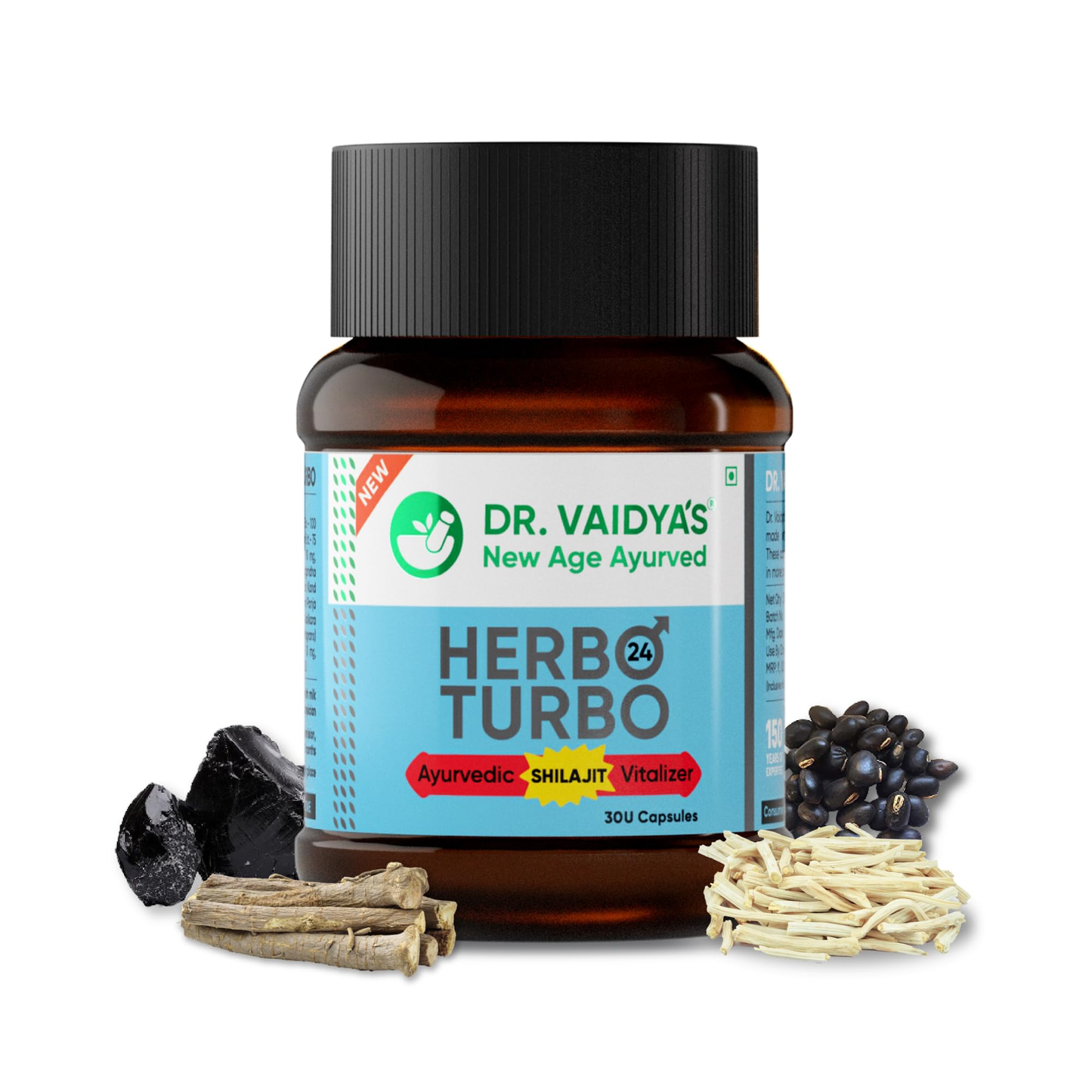 Dr. Vaidya's Herbo 24 Turbo Capsules For Men