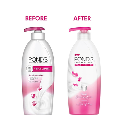 Ponds Niacinamide Nourishing Body Lotion for Soft, Glowing Skin