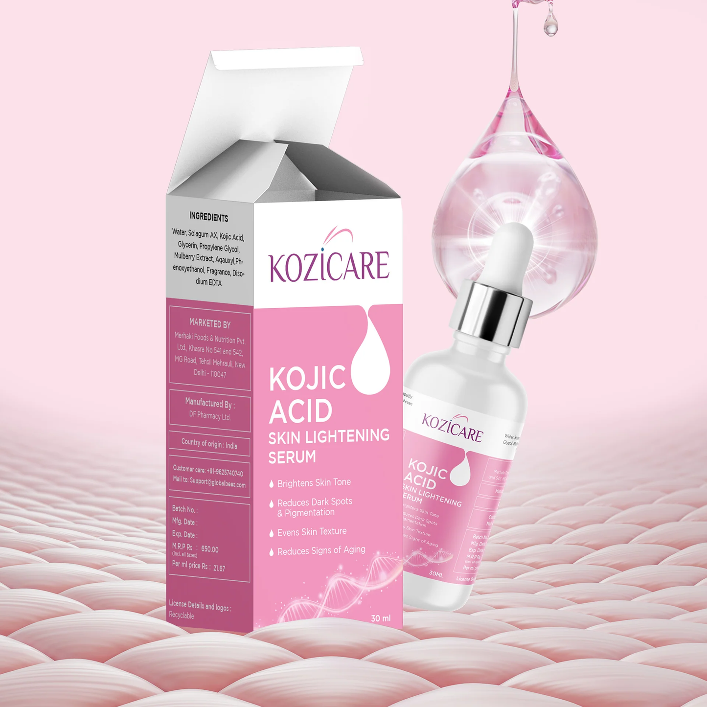 Healthvit Kozicare Skin Lightening Serum