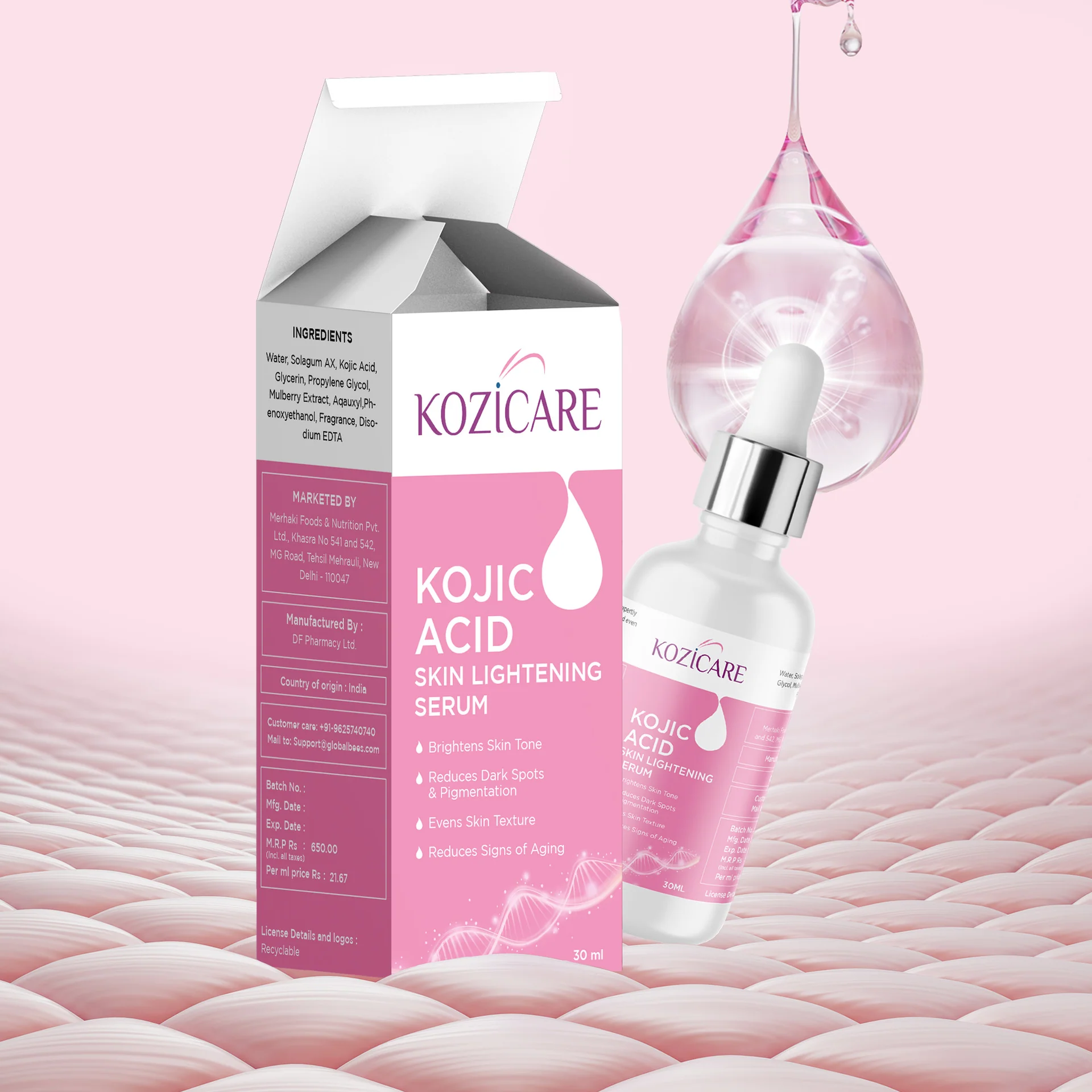 Healthvit Kozicare Skin Lightening Serum