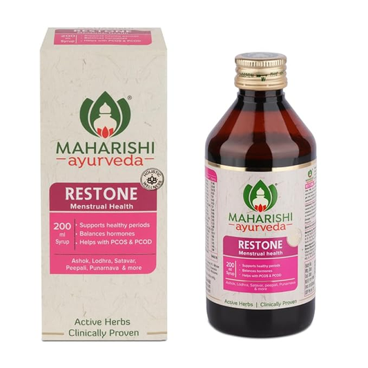 maharishi ayurveda restone syrup for healthy periods