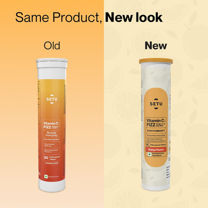 Setu Vitamin C: Fizz - 15 Effervescent Tablets
