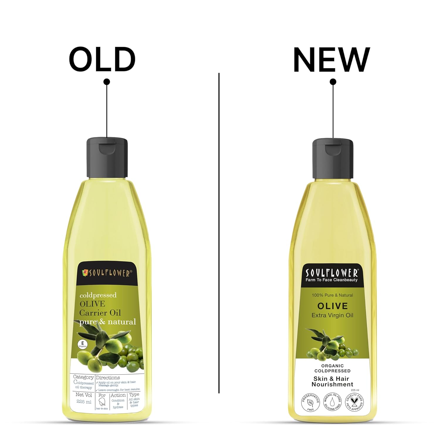 Soulflower Pure & Natural Coldpressed Olive Carrier Oil